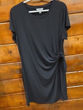 Nine West Black Dress with Side Seam Detail